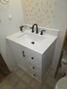Bathroom Vanity and Sink Installation in Locust