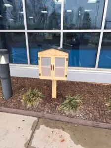 Little Free Library Installation in Matthews