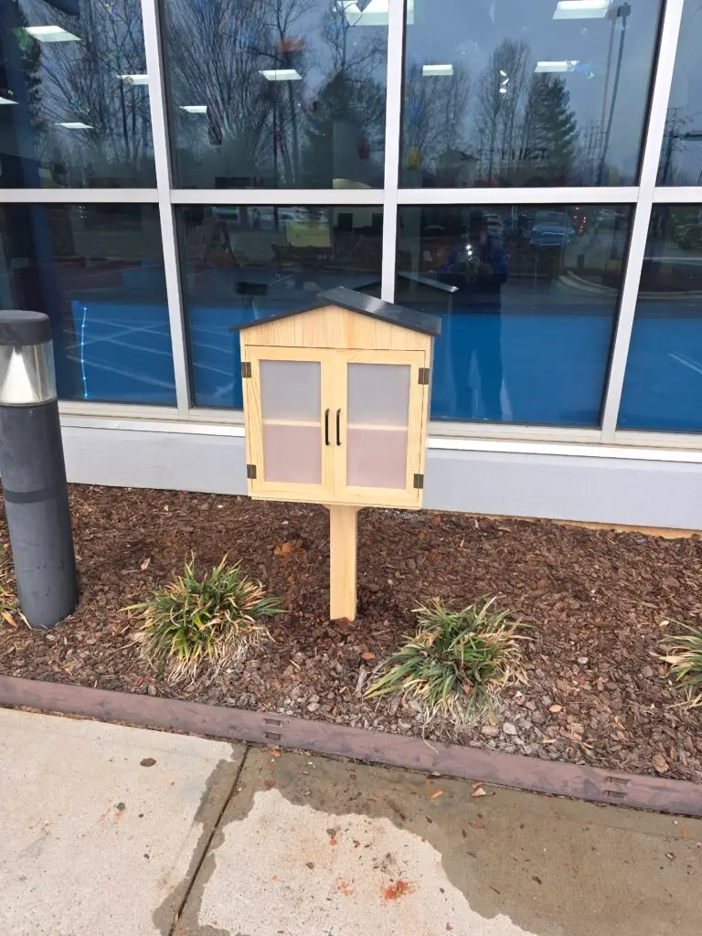 Little Free Library Installation in Matthews