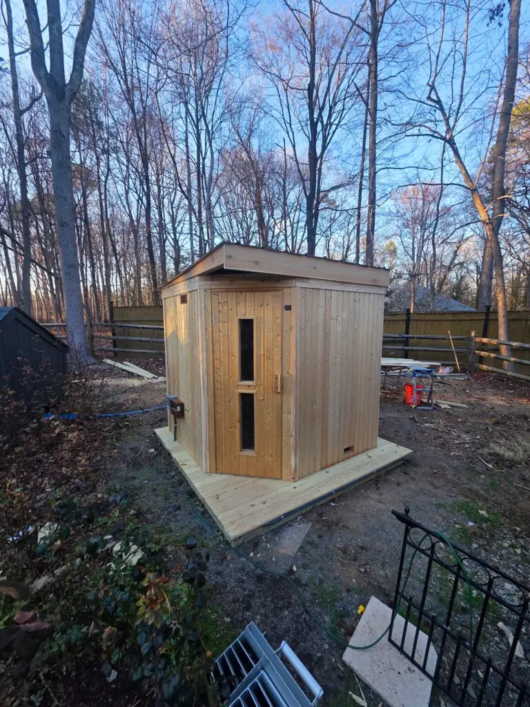 Sauna Assembly Service in Charlotte