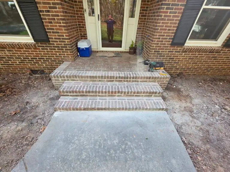Brick Step Repointing in Charlotte
