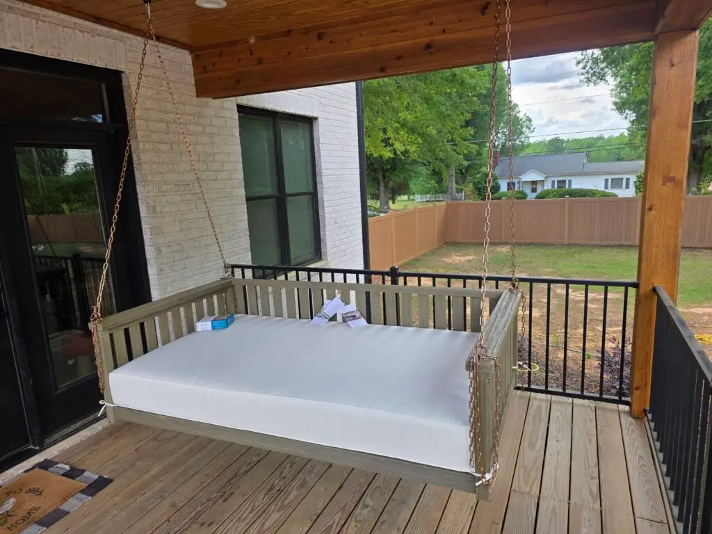 Porch Swing Installation in Stanfield