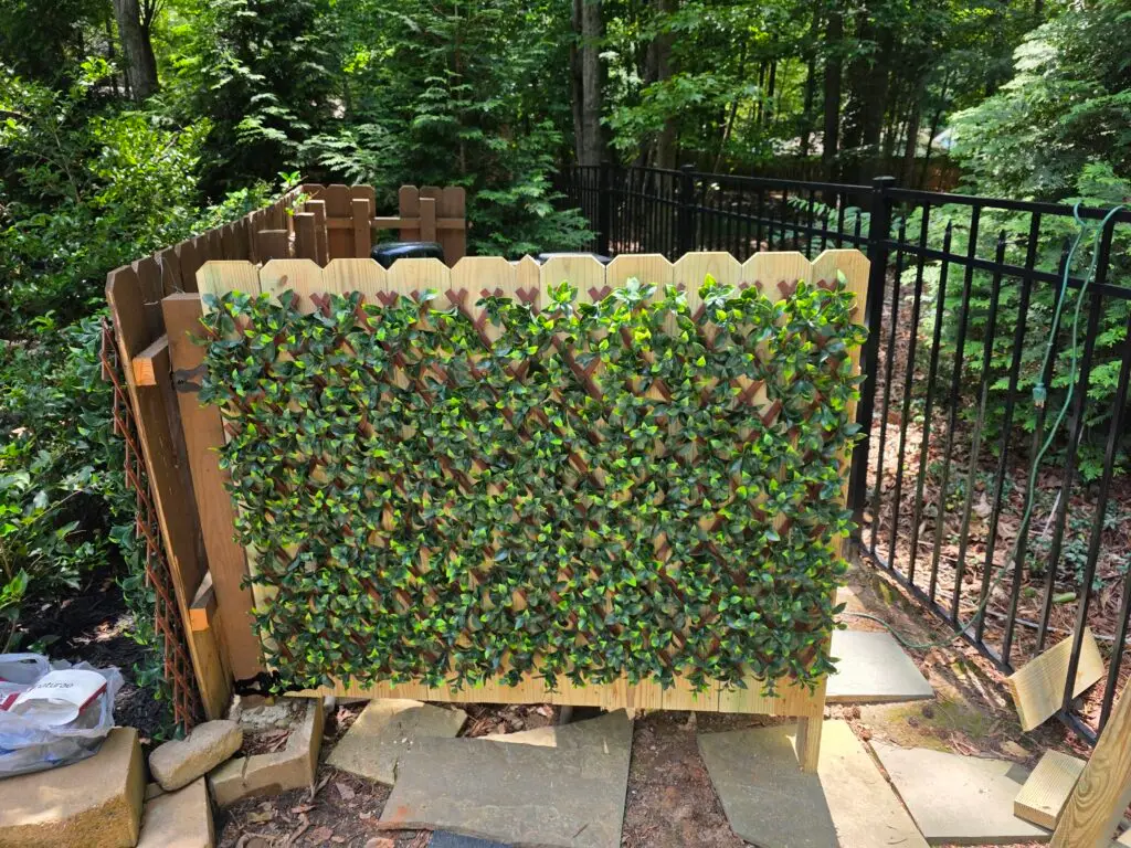 Fence Construction for Pool Equipment Enclosure in Charlotte — fence construction