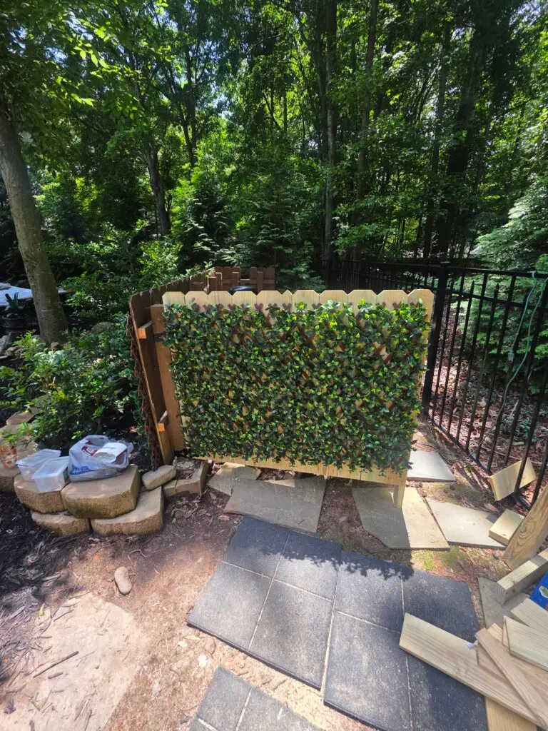Fence Construction for Pool Equipment Enclosure in Charlotte — charlotte nc
