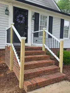 Trex Handrail Installation in Harrisburg — handrail installation