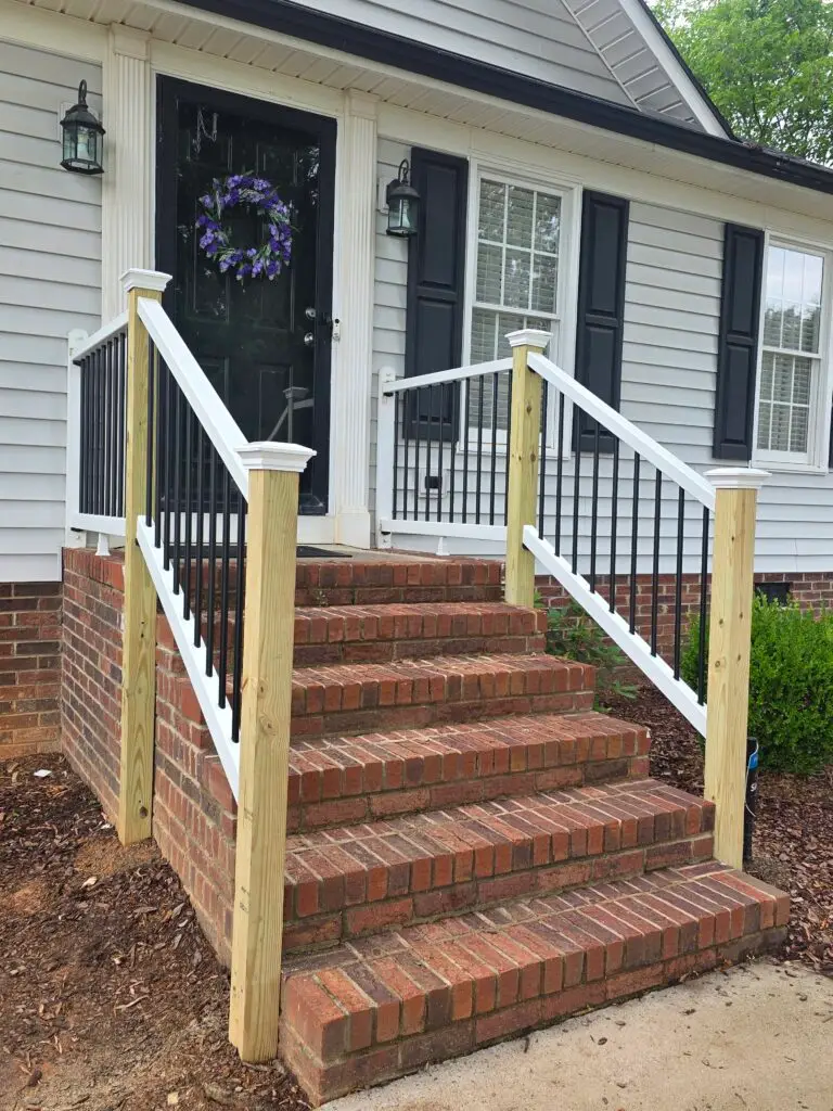Trex Handrail Installation in Harrisburg — handrail installation