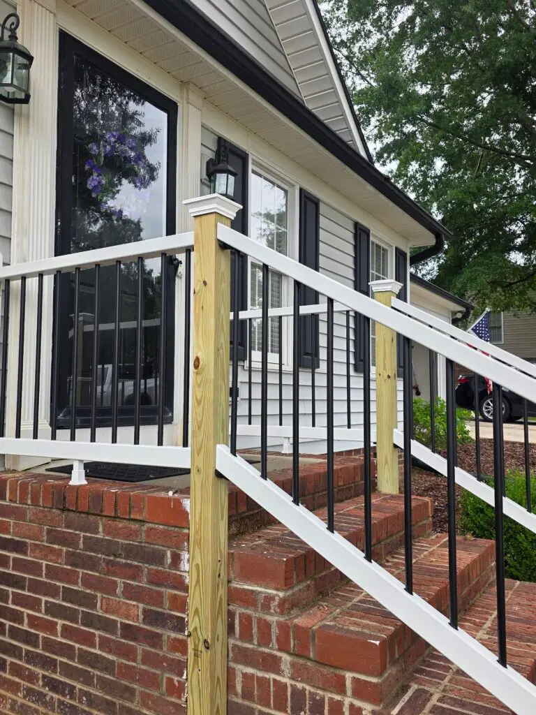 Trex Handrail Installation in Harrisburg — cabarrus county