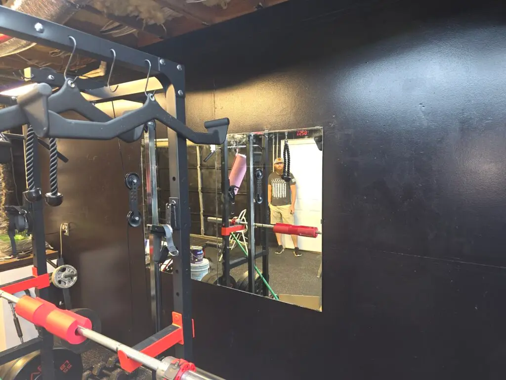 Mirror and Lighting Installation in Locust — led light installation