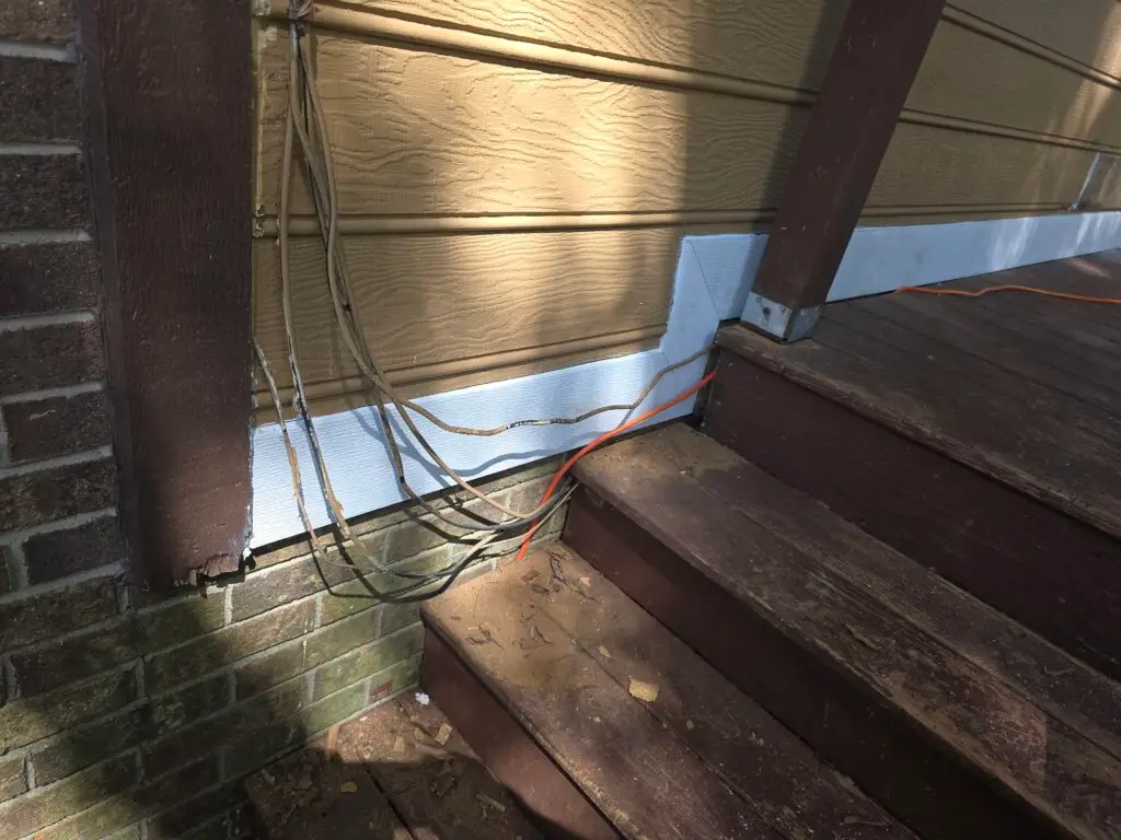 Siding Repair Project in Stanfield — composite siding repair