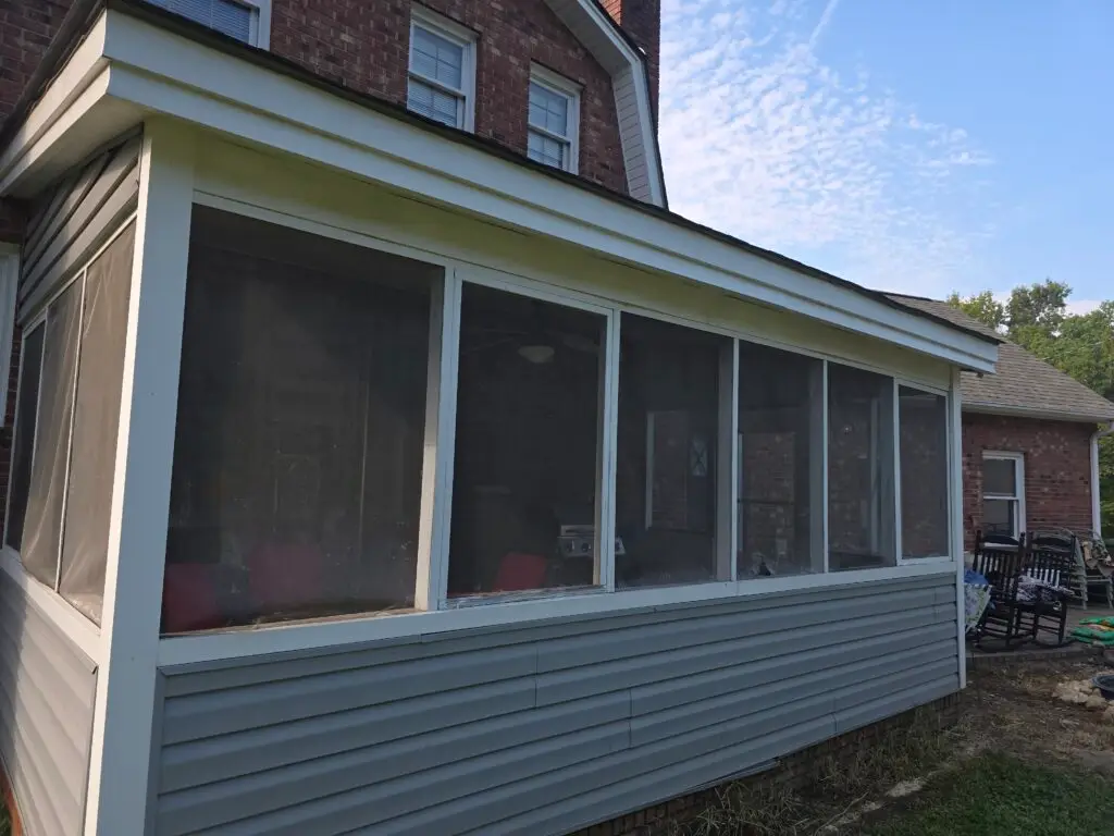 Screened Porch Rescreening in Albemarle — albemarle handyman