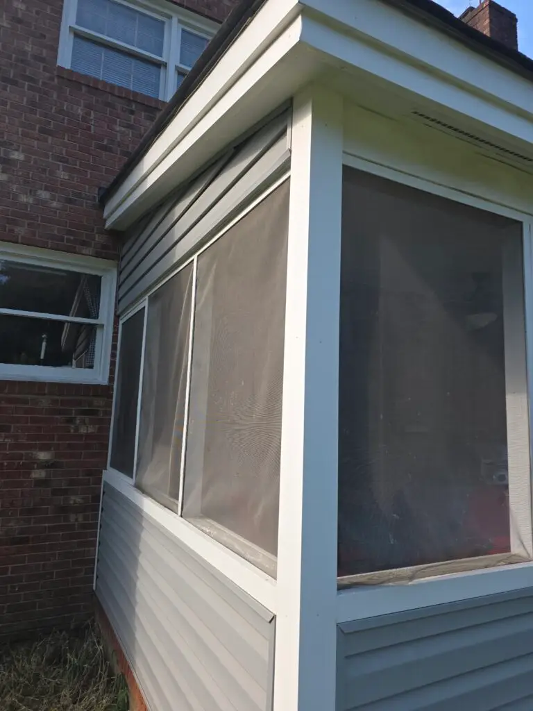 Screened Porch Rescreening in Albemarle — albemarle